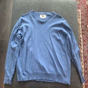 Black Brown 1826 Soft Wool Sweater - Blue - L